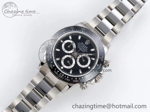 Daytona 116500 JDF 1:1 Best Edition 904L Steel Black Dial on SS Bracelet A Tailored 1337