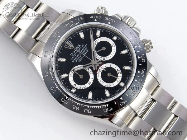 Daytona 116500 JDF 1:1 Best Edition 904L Steel Black Dial on SS Bracelet A Tailored 1337
