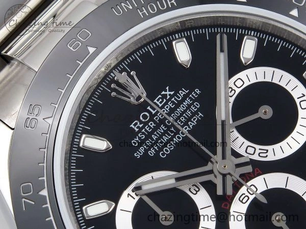 Daytona 116500 JDF 1:1 Best Edition 904L Steel Black Dial on SS Bracelet A Tailored 1337