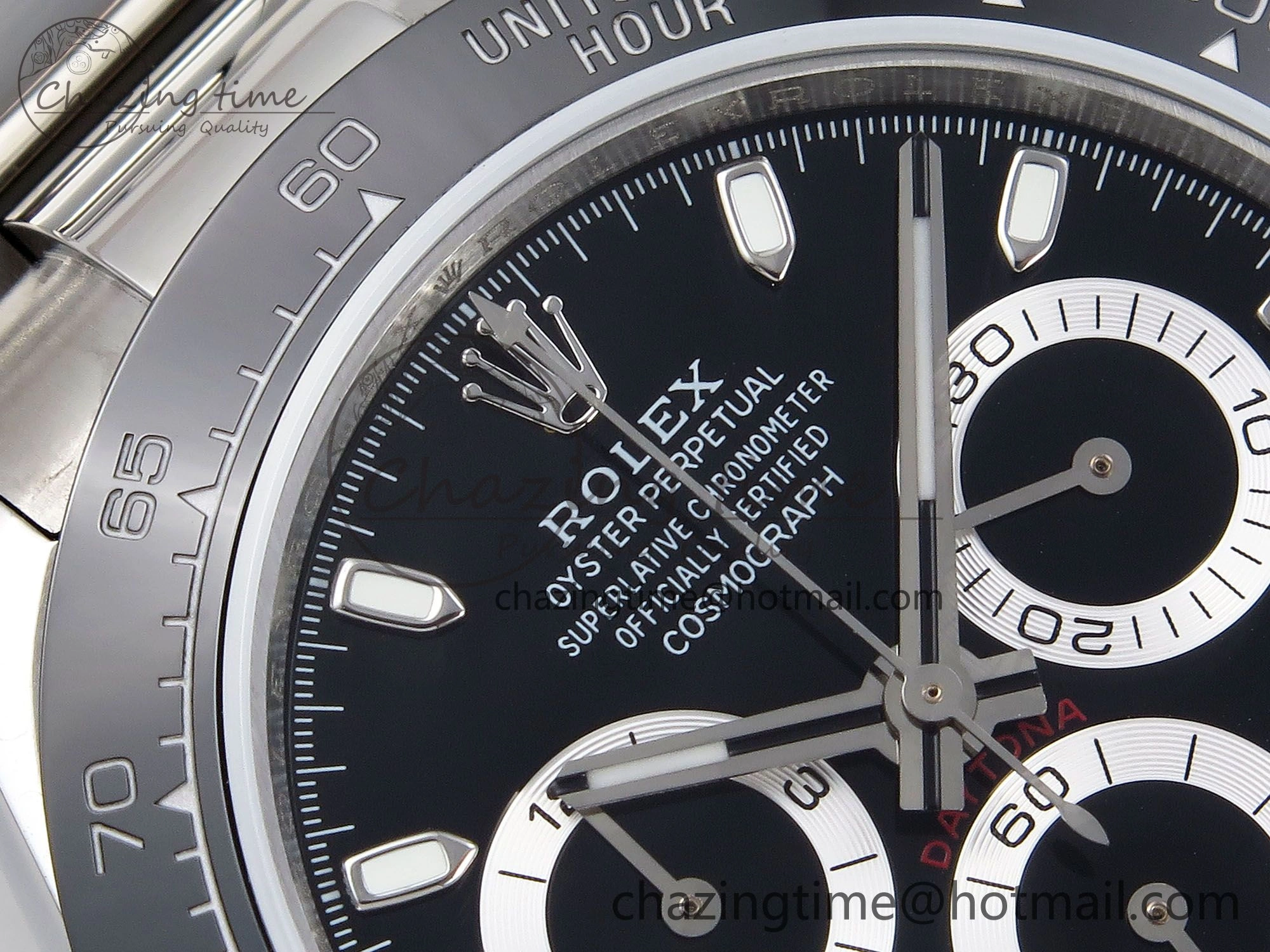 Daytona 116500 JDF 1:1 Best Edition 904L Steel Black Dial on SS Bracelet A Tailored 1337