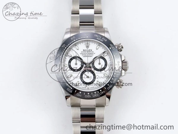 SoftTouch Daytona 116500 JDF 1:1 Best Edition 904L Steel White Dial on SS Bracelet A 1338