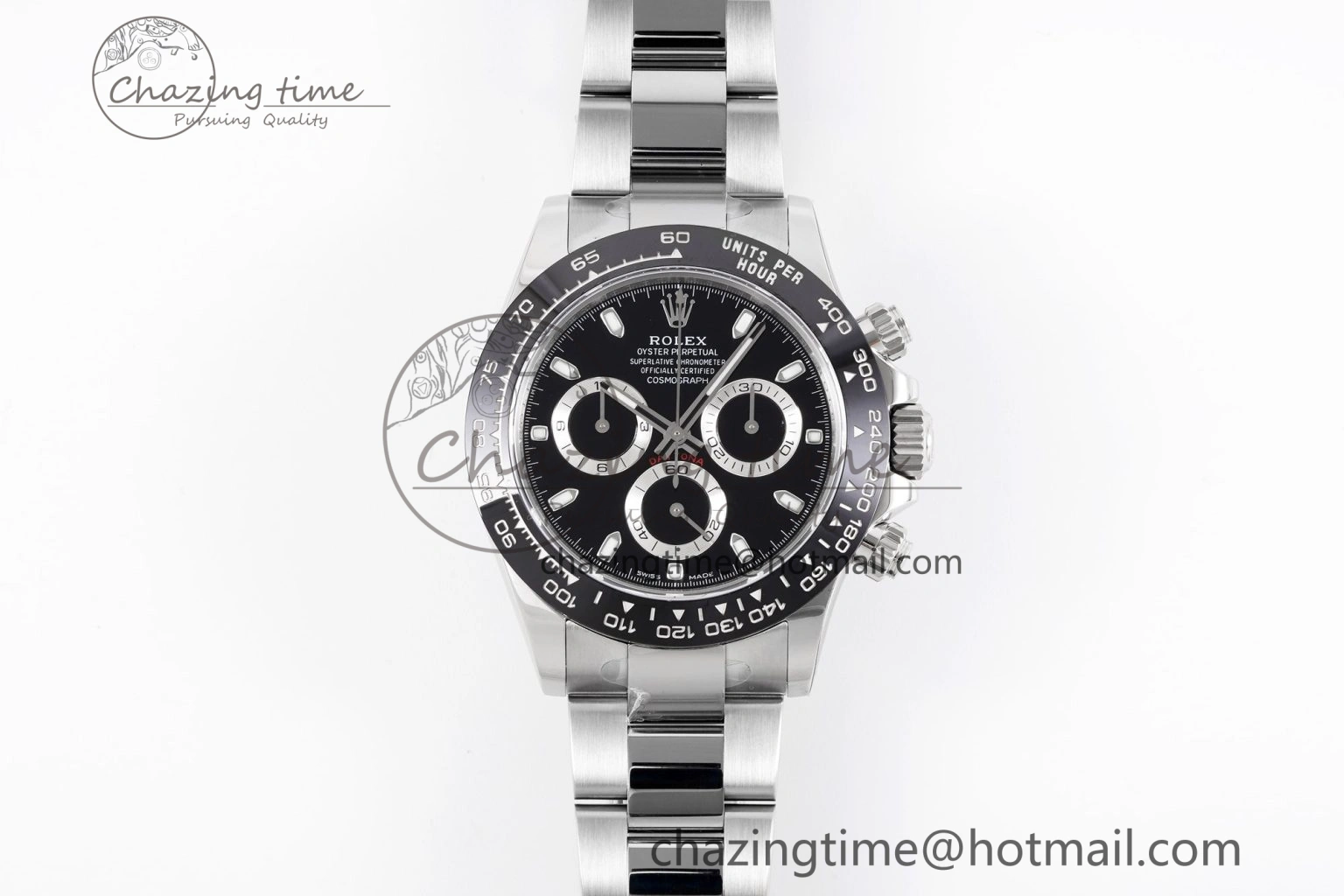 WrinkleFree Daytona 116500 KING 1:1 Best Edition Black Dial on SS Bracelet SH 1910