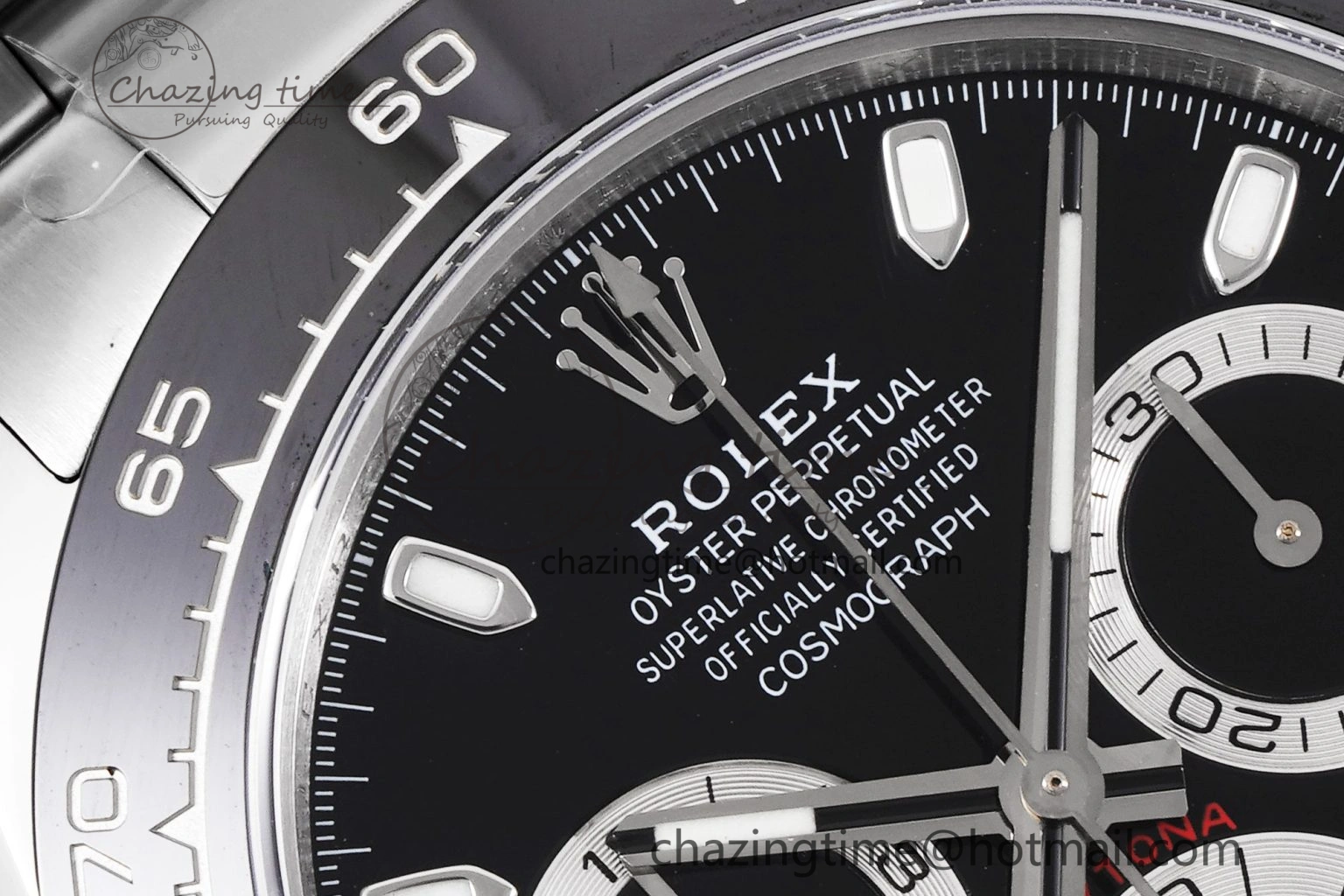 WrinkleFree Daytona 116500 KING 1:1 Best Edition Black Dial on SS Bracelet SH 1910