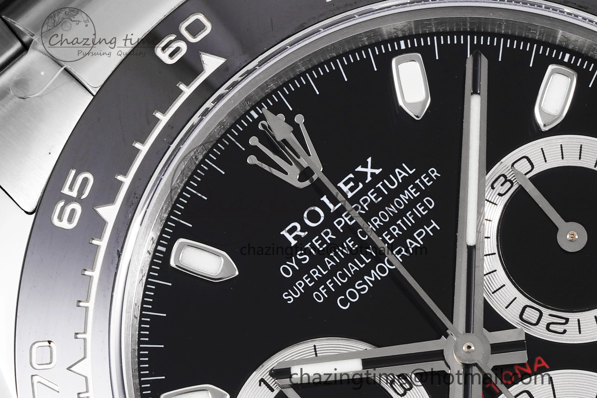 WrinkleFree Daytona 116500 KING 1:1 Best Edition Black Dial on SS Bracelet SH 1910