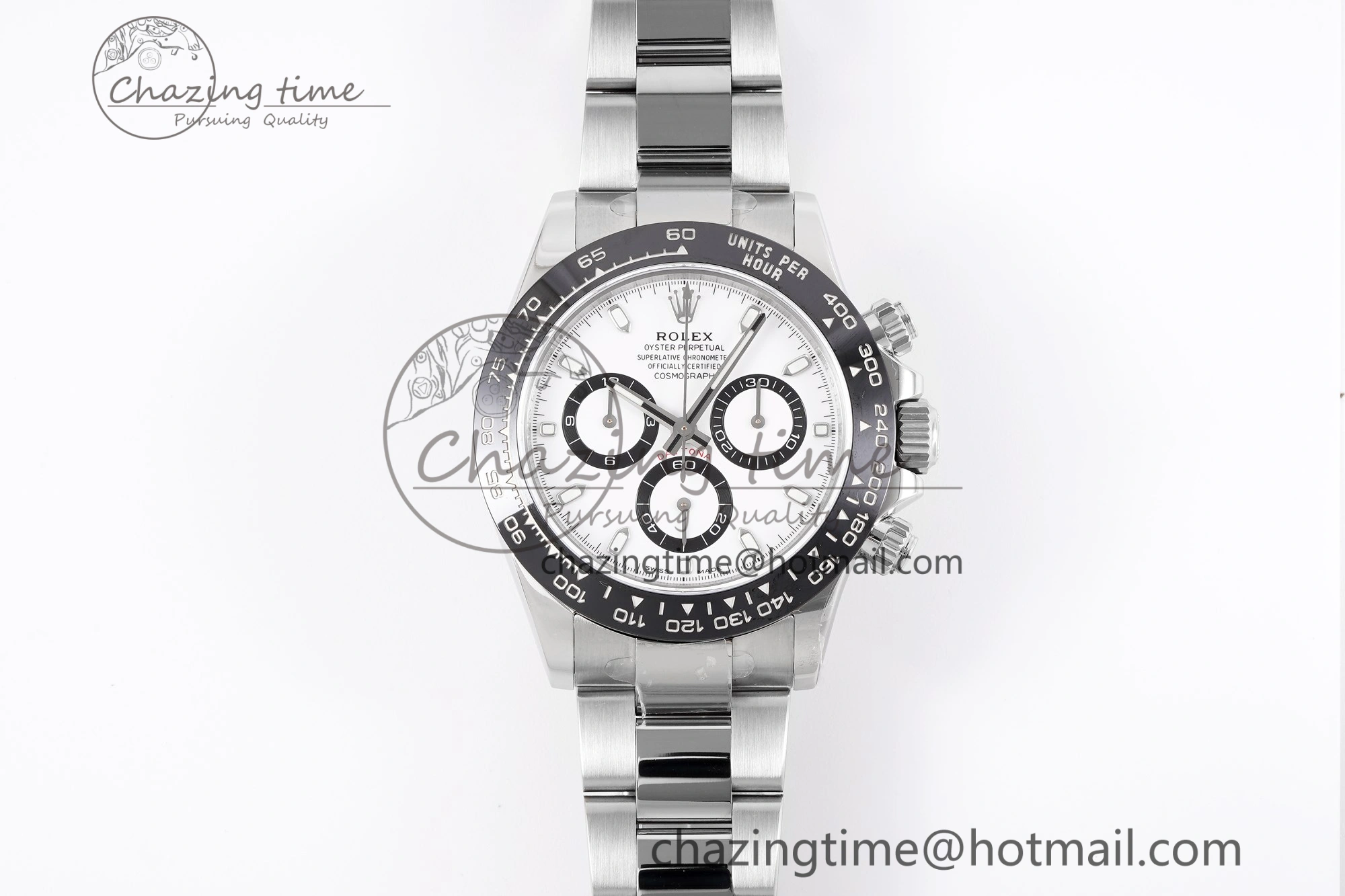 Daytona 116500 KING 1:1 Best Edition White Dial on SS Bracelet SH Casual 1911