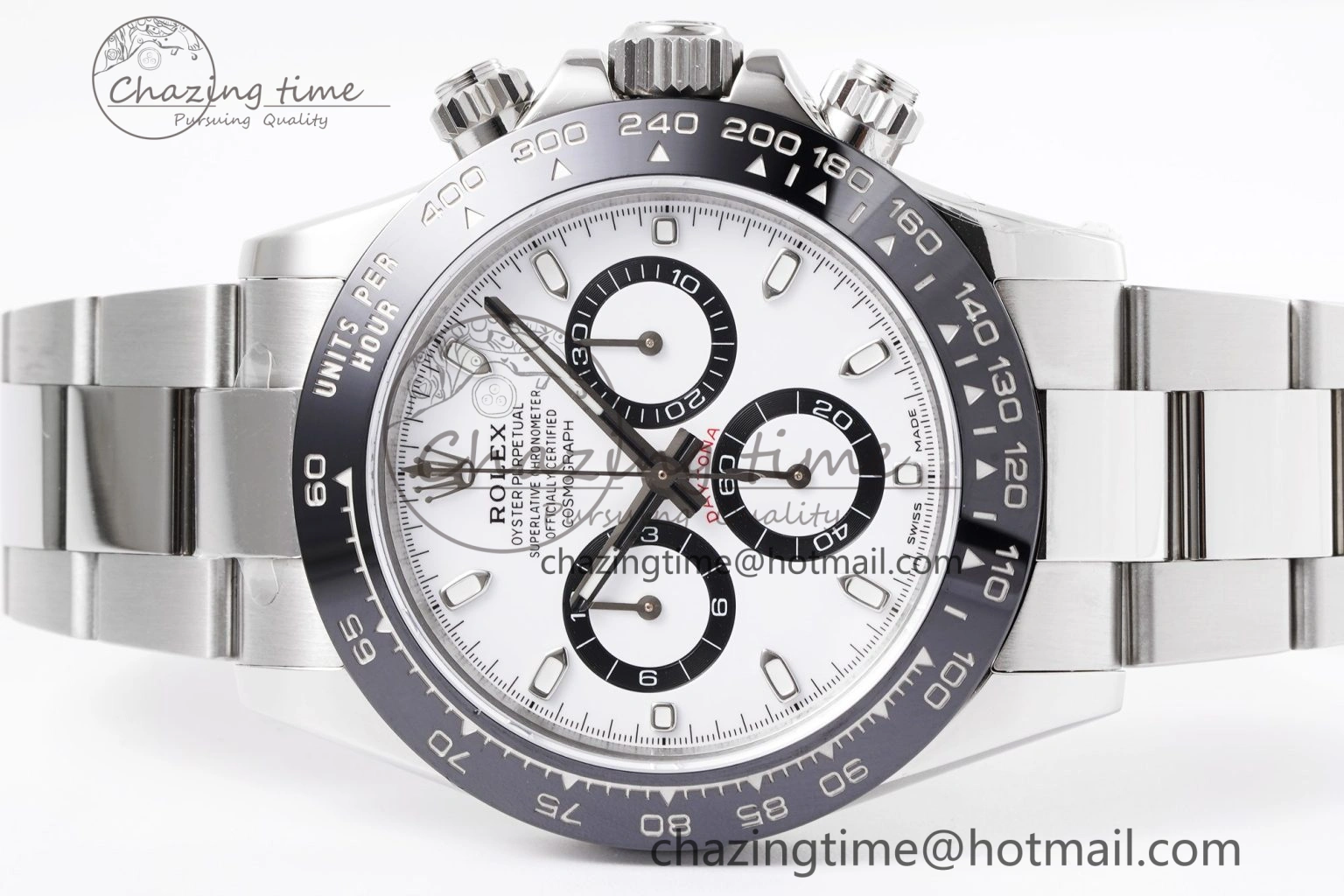 Daytona 116500 KING 1:1 Best Edition White Dial on SS Bracelet SH Casual 1911