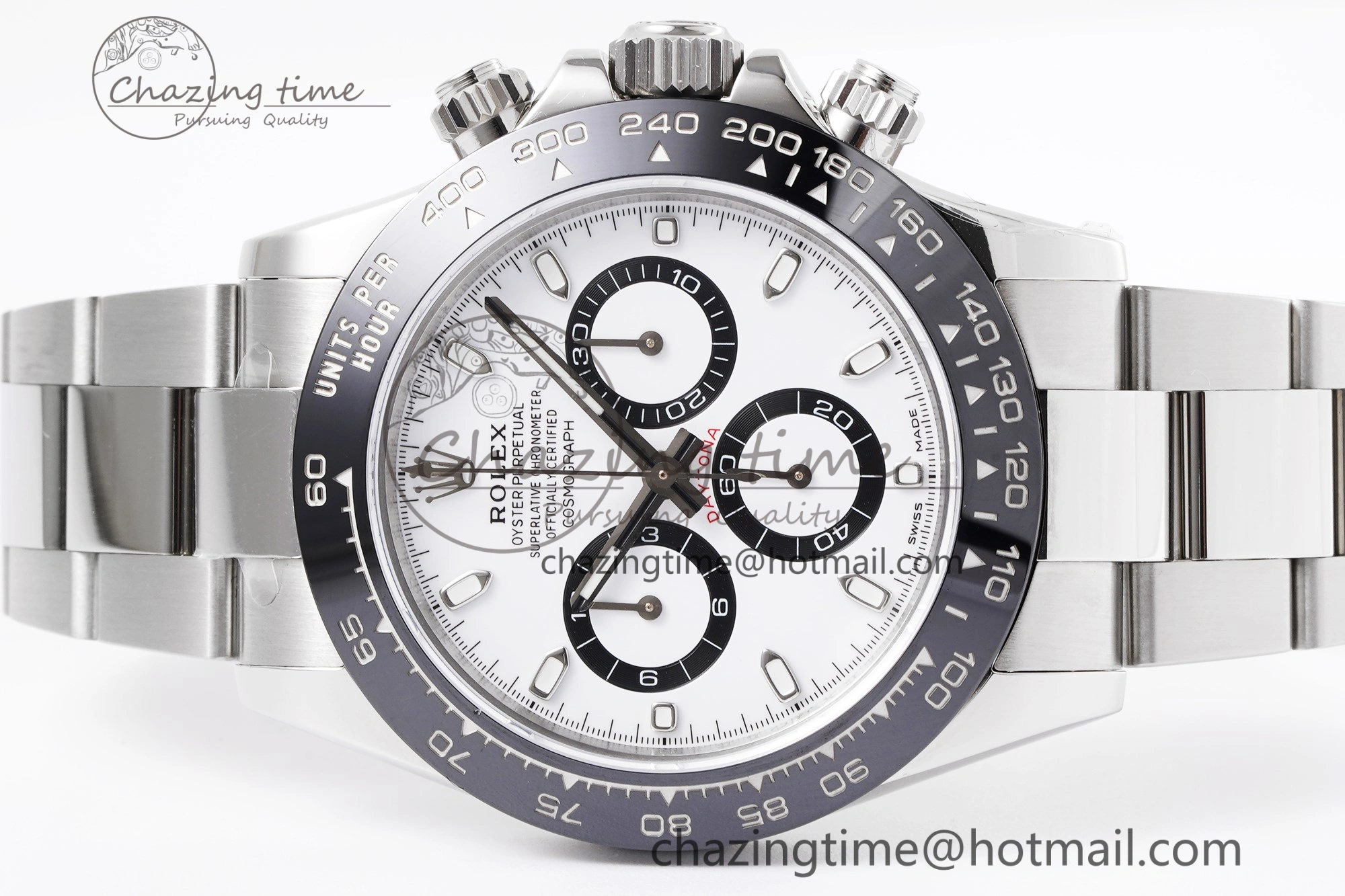 Daytona 116500 KING 1:1 Best Edition White Dial on SS Bracelet SH Casual 1911