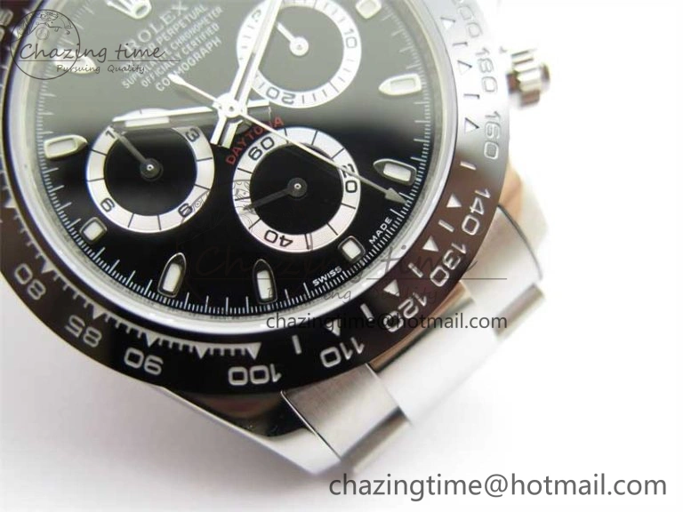 Daytona 116500 KKF 1:1 Best Edition 904L Steel Black Dial on SS Bracelet A Stylish 2457