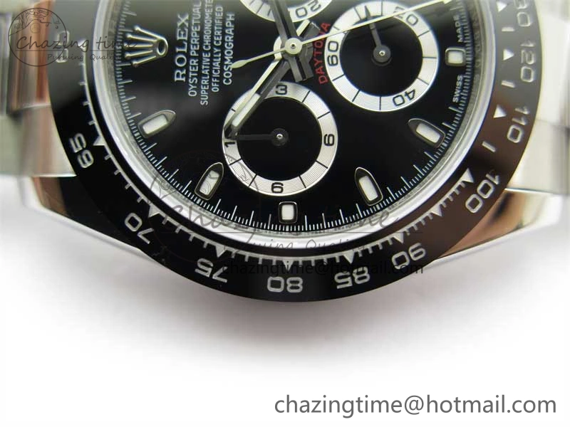 Daytona 116500 KKF 1:1 Best Edition 904L Steel Black Dial on SS Bracelet A Stylish 2457