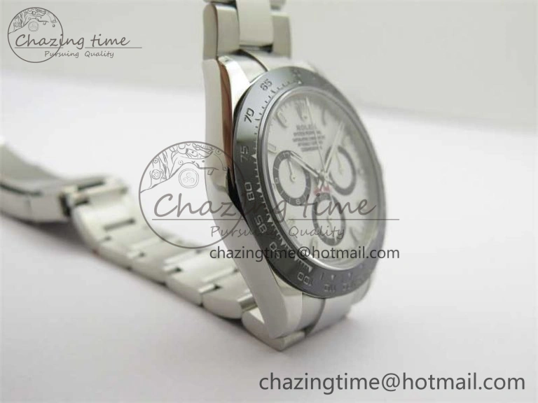 Daytona 116500 KKF 1:1 Best Edition 904L Steel White Dial on SS Bracelet A Popular 2458