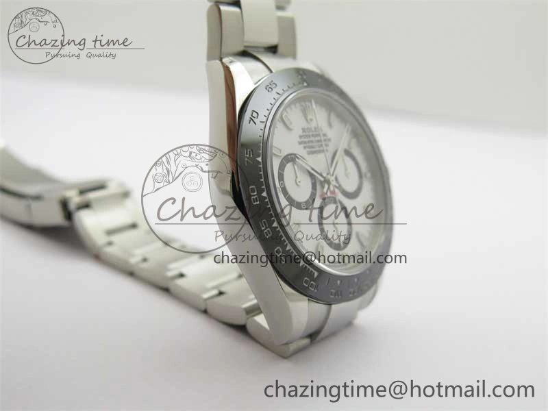 Daytona 116500 KKF 1:1 Best Edition 904L Steel White Dial on SS Bracelet A Popular 2458