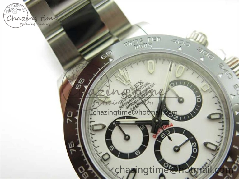 Daytona 116500 KKF 1:1 Best Edition 904L Steel White Dial on SS Bracelet A Popular 2458