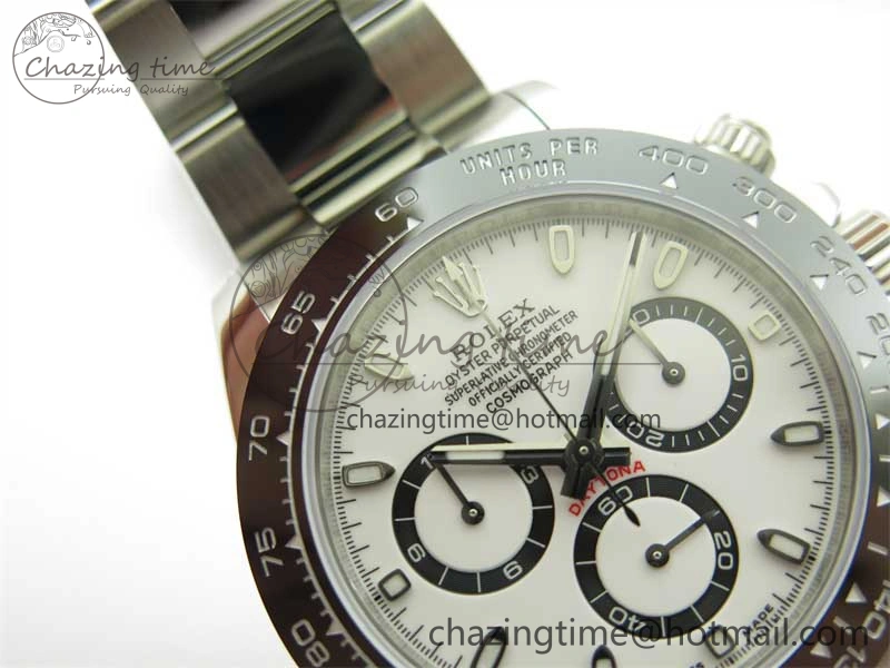 Daytona 116500 KKF 1:1 Best Edition 904L Steel White Dial on SS Bracelet A Popular 2458