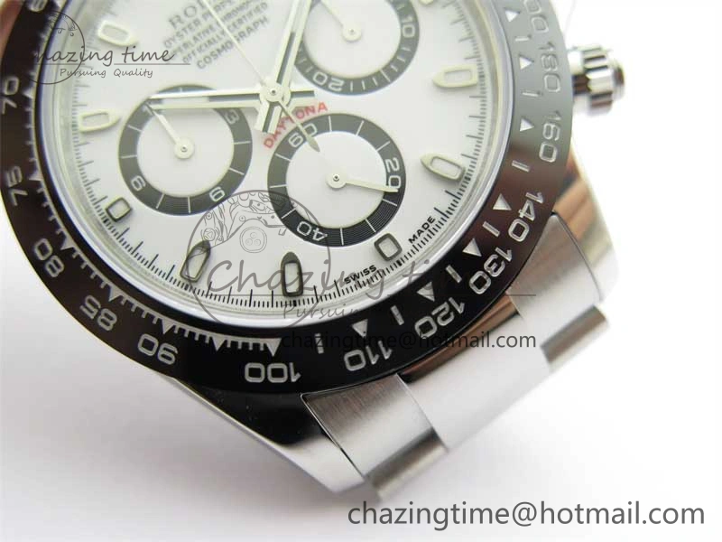 Daytona 116500 KKF 1:1 Best Edition 904L Steel White Dial on SS Bracelet A Popular 2458
