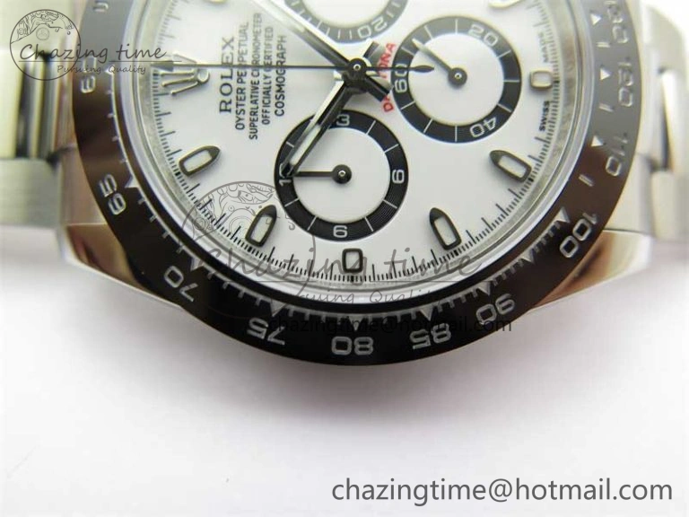 Daytona 116500 KKF 1:1 Best Edition 904L Steel White Dial on SS Bracelet A Popular 2458