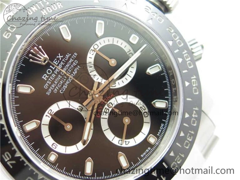 Daytona 116500 Noob 1:1 Best Edition 904L SS Case and Bracelet Black Dial SA4130 V NewStyle 2891
