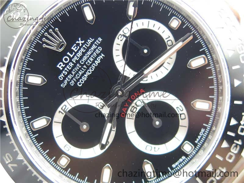 Daytona 116500 Noob 1:1 Best Edition 904L SS Case and Bracelet Black Dial SA4130 V NewStyle 2891