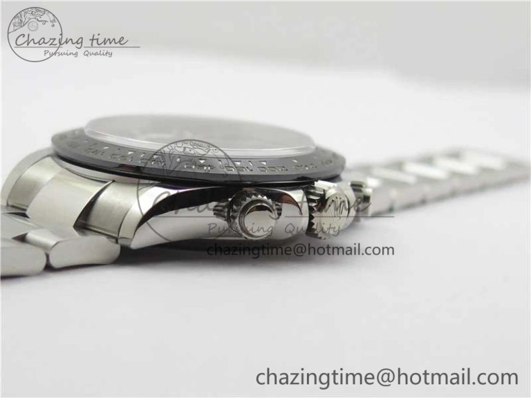 Daytona 116500 Noob 1:1 Best Edition 904L SS Case and Bracelet Black Dial SA4130 V NewStyle 2891