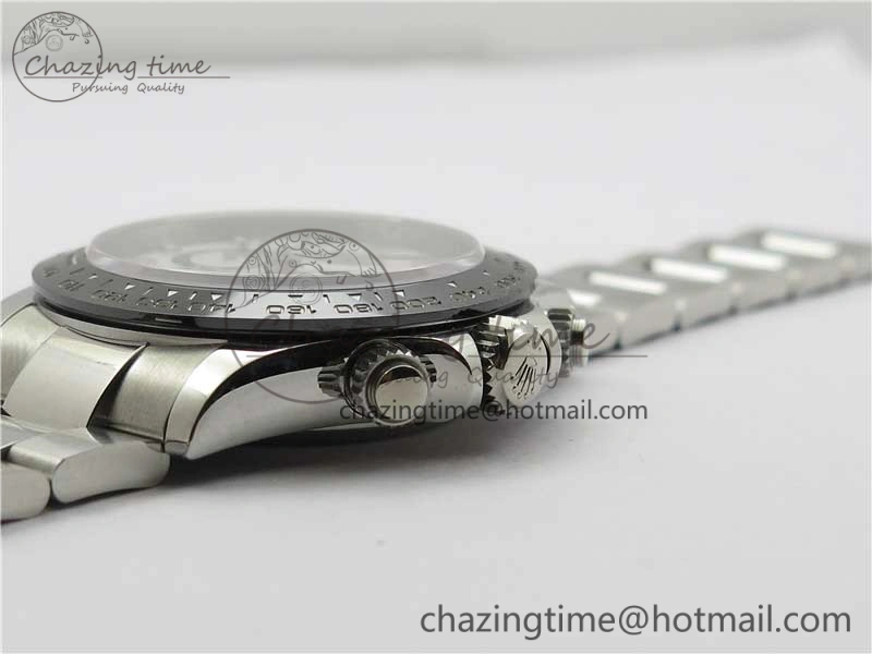 Daytona 116500 Noob 1:1 Best Edition 904L SS Case and Bracelet White Dial SA4130 V Sophisticated 2893