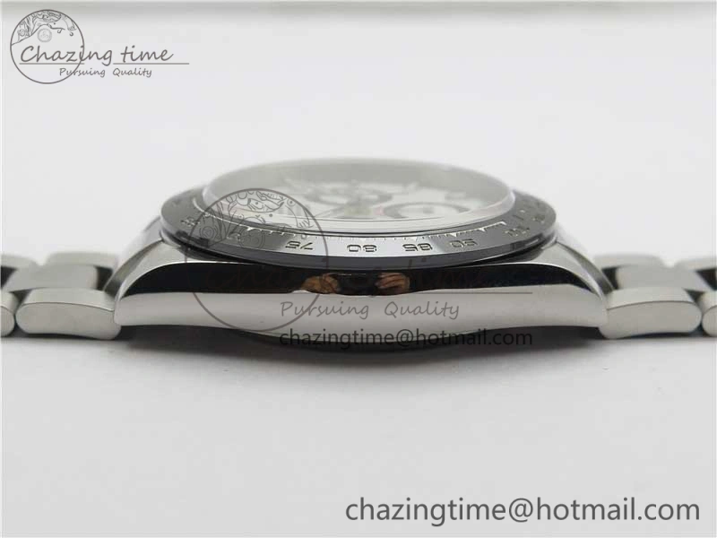 Daytona 116500 Noob 1:1 Best Edition 904L SS Case and Bracelet White Dial SA4130 V Sophisticated 2893