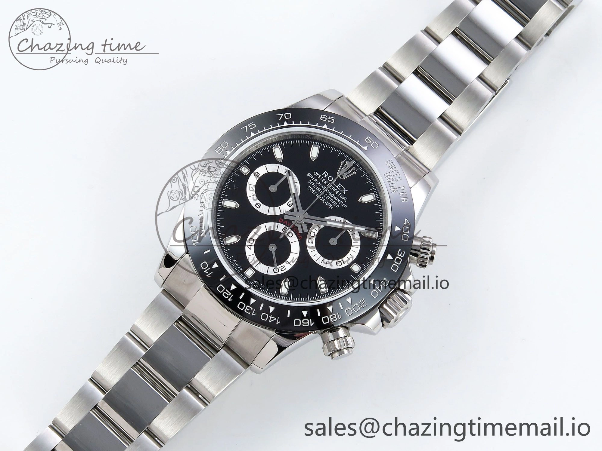 Daytona 116500 QF 1:1 Best Edition Black Dial on SS Bracelet SA MultiPurpose 1492