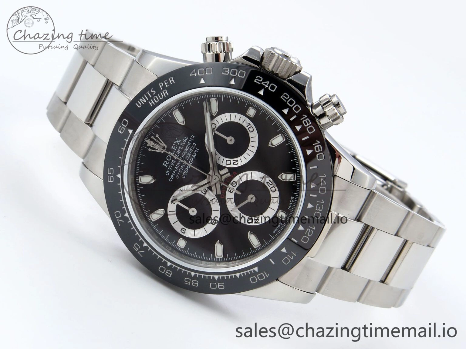 Daytona 116500 QF 1:1 Best Edition Black Dial on SS Bracelet SA MultiPurpose 1492