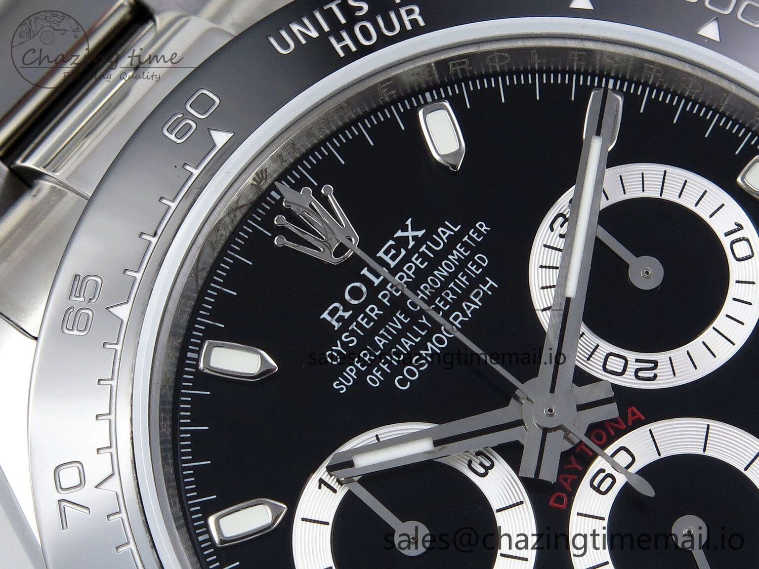 Daytona 116500 QF 1:1 Best Edition Black Dial on SS Bracelet SA MultiPurpose 1492