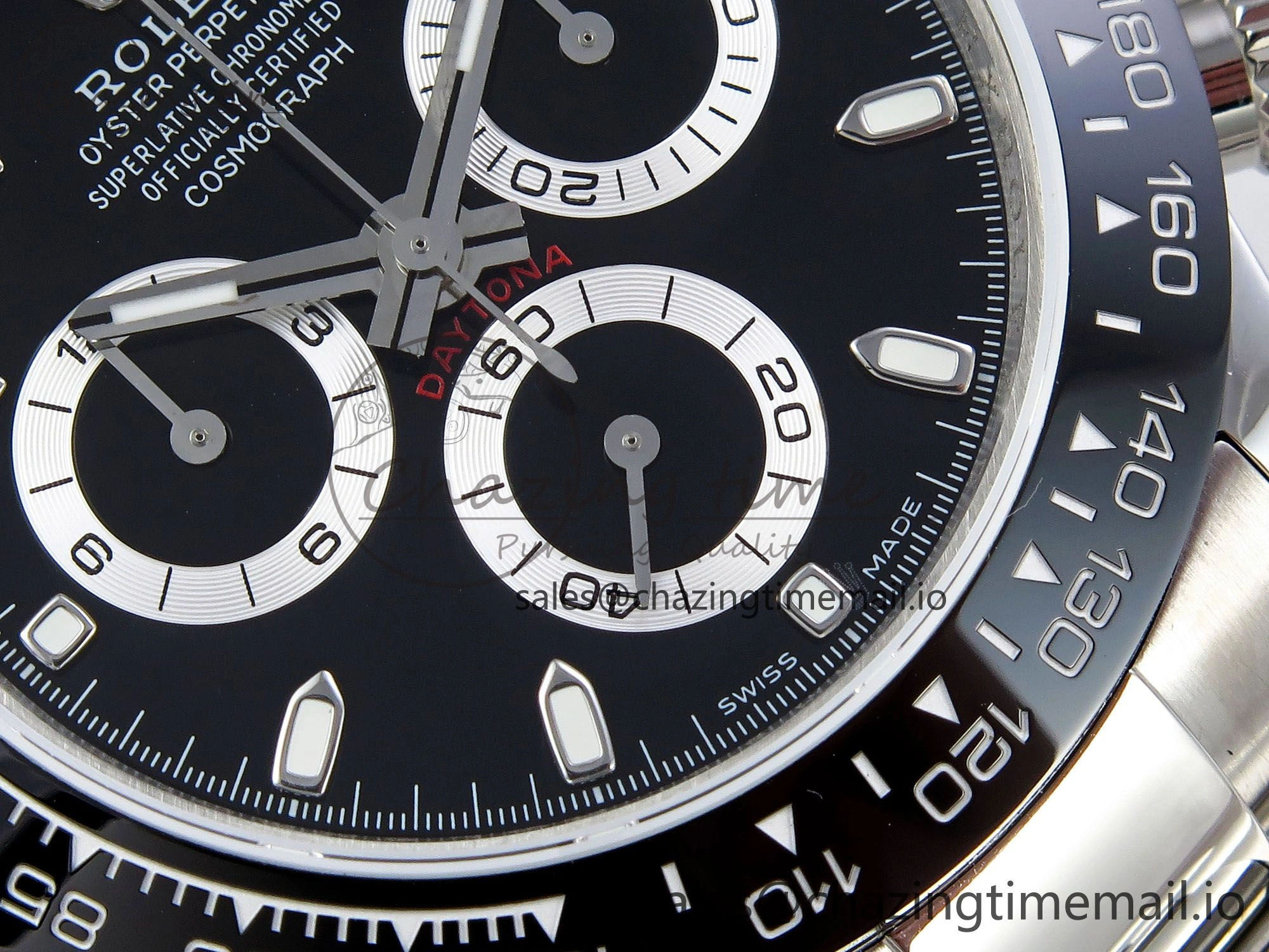 Daytona 116500 QF 1:1 Best Edition Black Dial on SS Bracelet SA MultiPurpose 1492