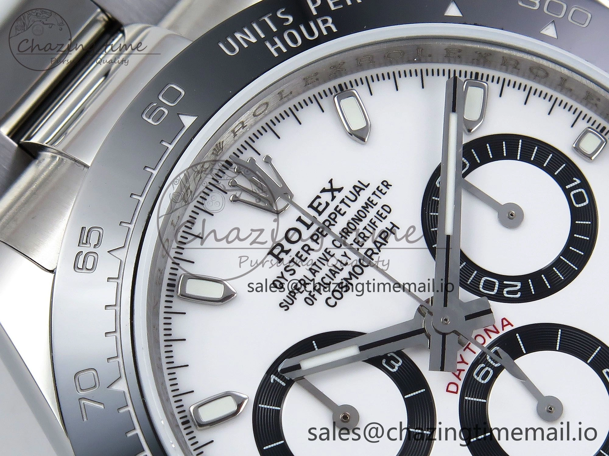 FlexibleFit Daytona 116500 QF 1:1 Best Edition White Dial on SS Bracelet SA 1491