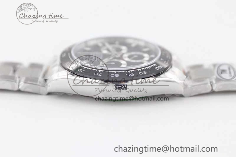 Daytona 116500 SS TWF 1:1 Best Edition 904L Steel Black Dial on SS Bracelet A Snug 2407