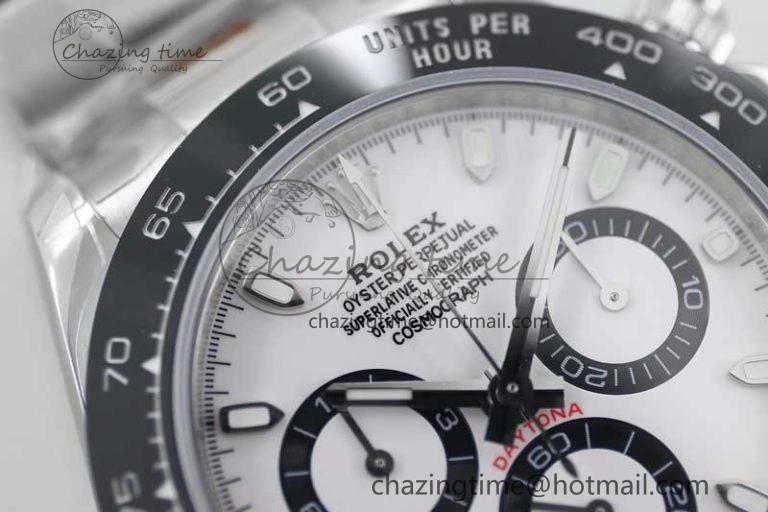 TimelessDesign Daytona 116500 SS TWF 1:1 Best Edition 904L Steel White Dial on SS Bracelet A 2408
