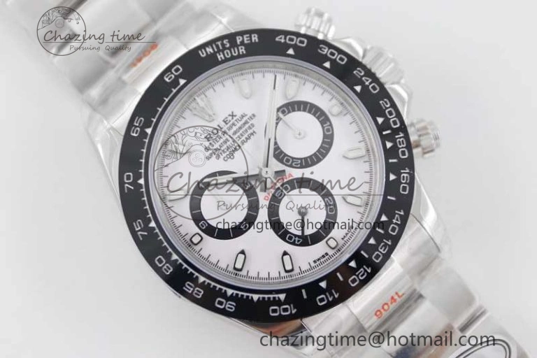 TimelessDesign Daytona 116500 SS TWF 1:1 Best Edition 904L Steel White Dial on SS Bracelet A 2408