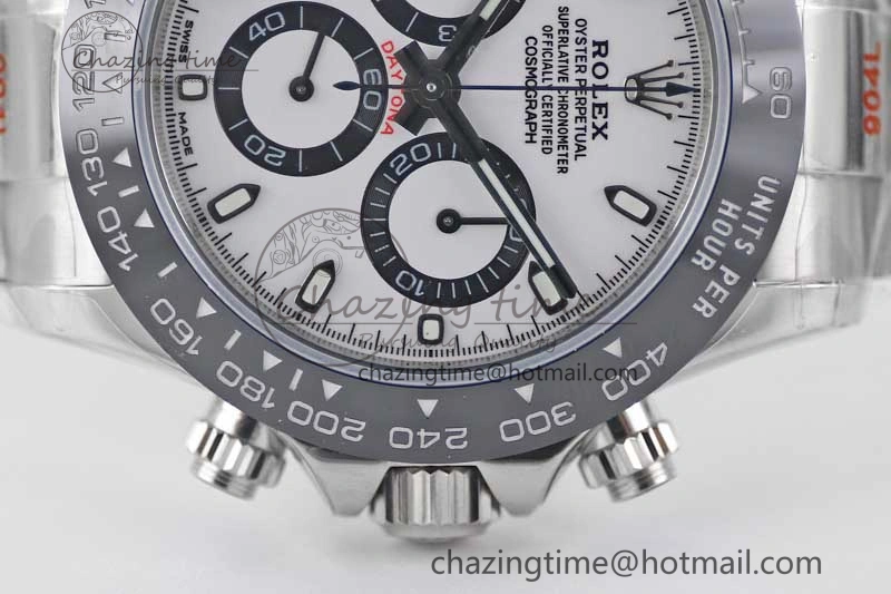 TimelessDesign Daytona 116500 SS TWF 1:1 Best Edition 904L Steel White Dial on SS Bracelet A 2408