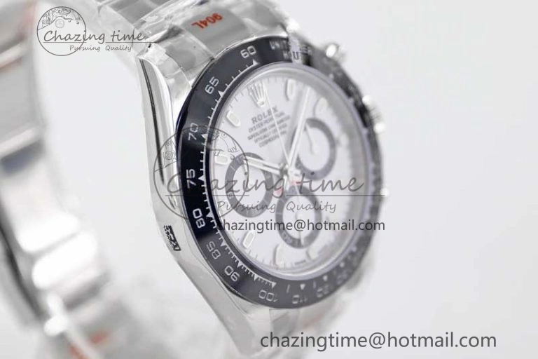 TimelessDesign Daytona 116500 SS TWF 1:1 Best Edition 904L Steel White Dial on SS Bracelet A 2408