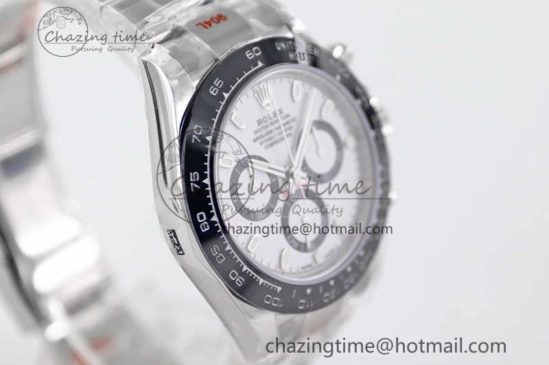 TimelessDesign Daytona 116500 SS TWF 1:1 Best Edition 904L Steel White Dial on SS Bracelet A 2408