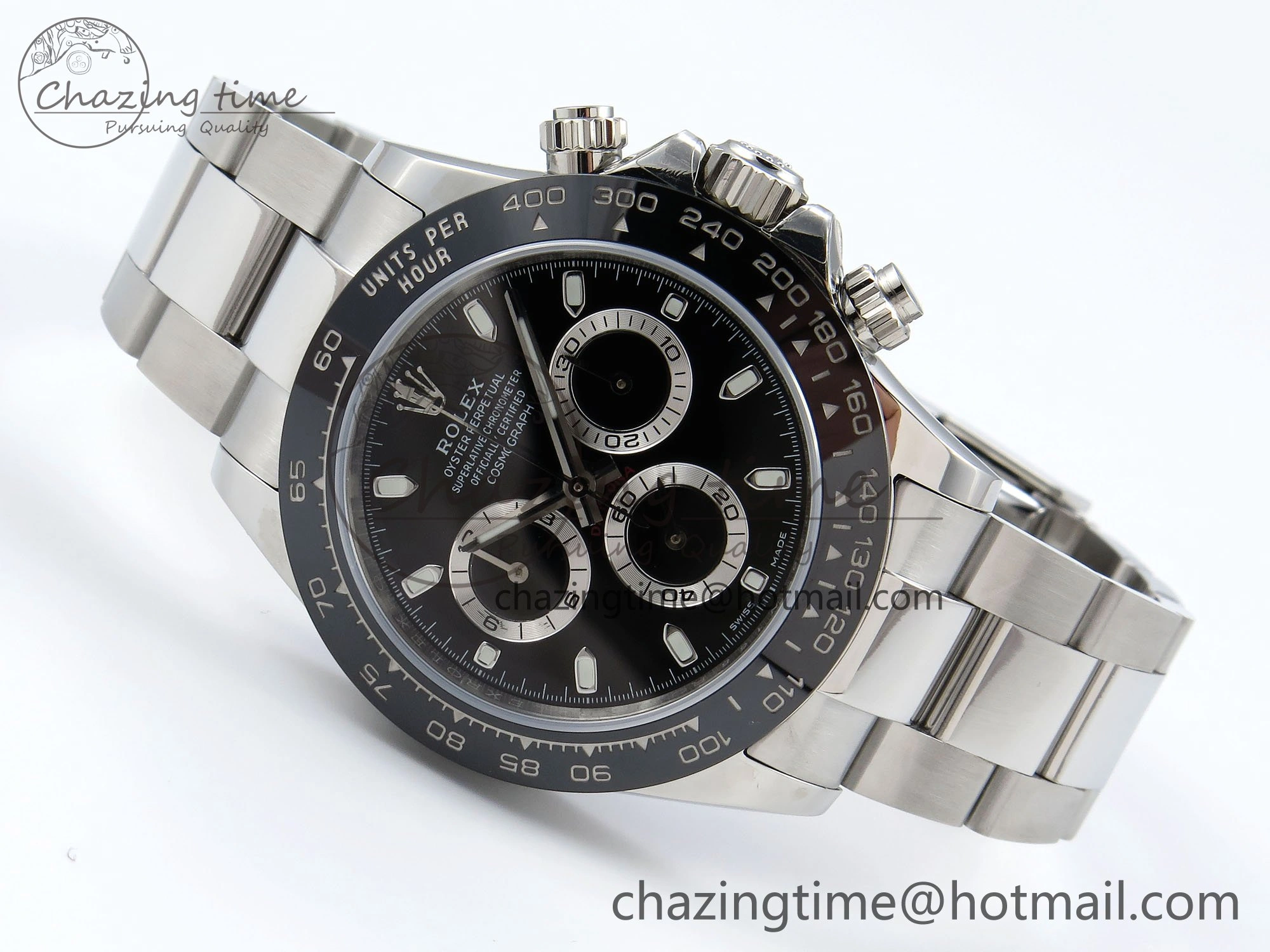 Upgraded Daytona 116500 VRF 1:1 Best Edition Black Dial on SS Bracelet A7750 V 1645