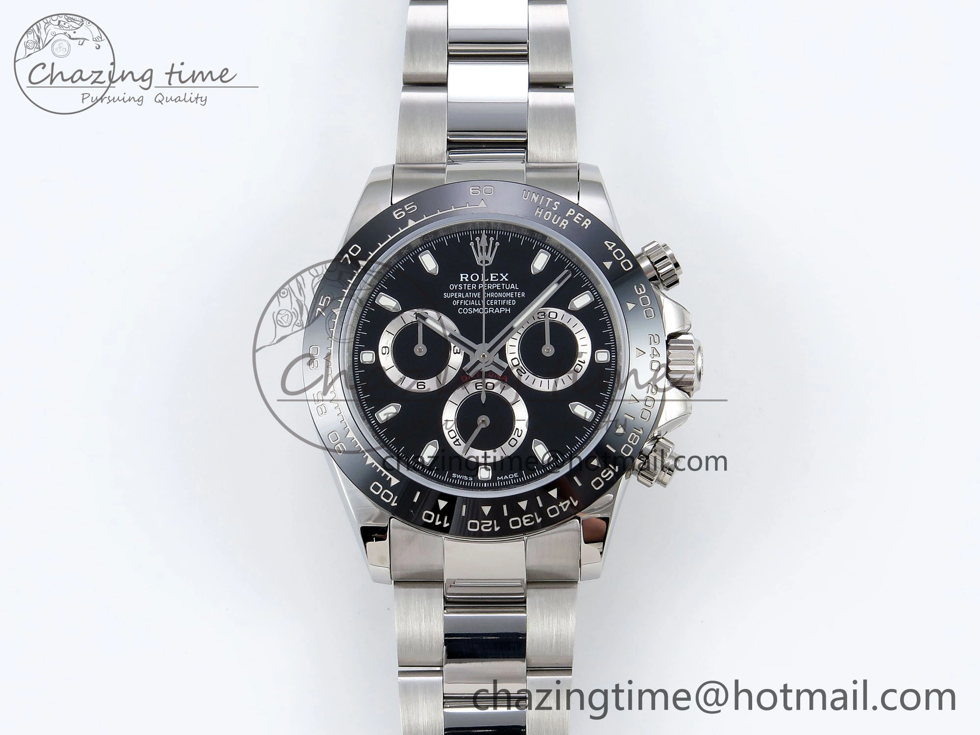 Upgraded Daytona 116500 VRF 1:1 Best Edition Black Dial on SS Bracelet A7750 V 1645