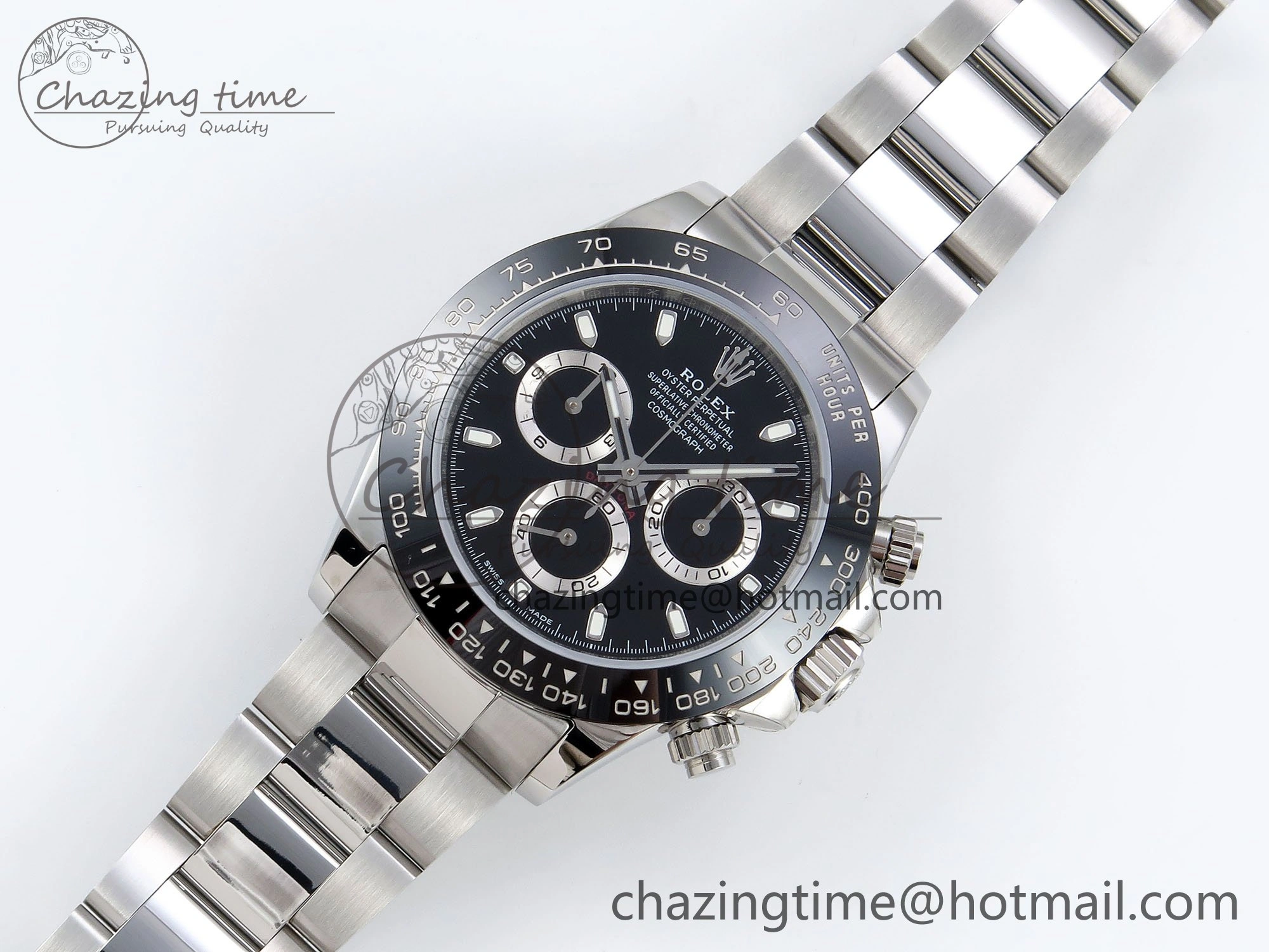 Upgraded Daytona 116500 VRF 1:1 Best Edition Black Dial on SS Bracelet A7750 V 1645