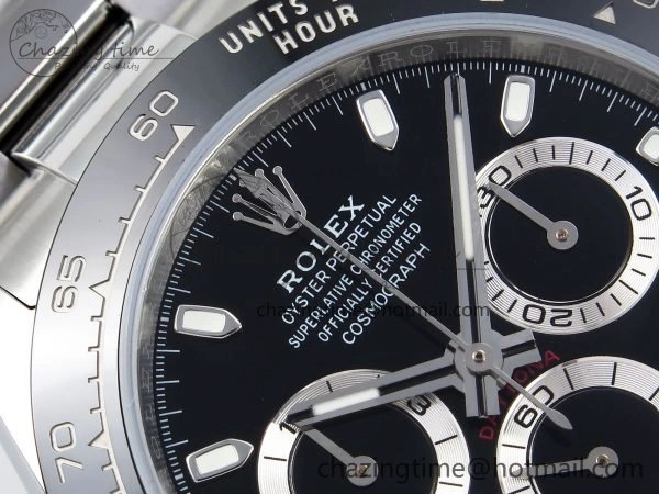Upgraded Daytona 116500 VRF 1:1 Best Edition Black Dial on SS Bracelet A7750 V 1645