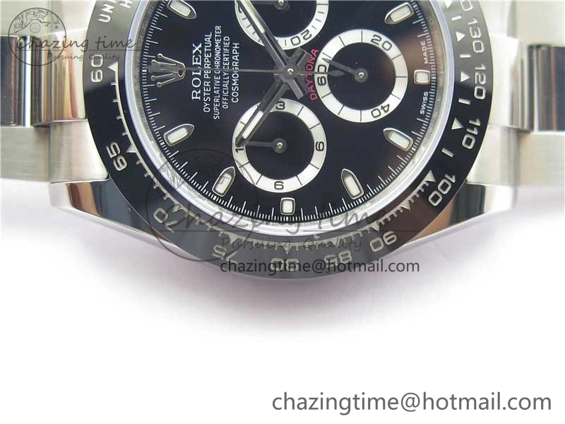 Daytona 116500 VRF 1:1 Best Edition Black Dial on SS Bracelet A Fashionable 2662