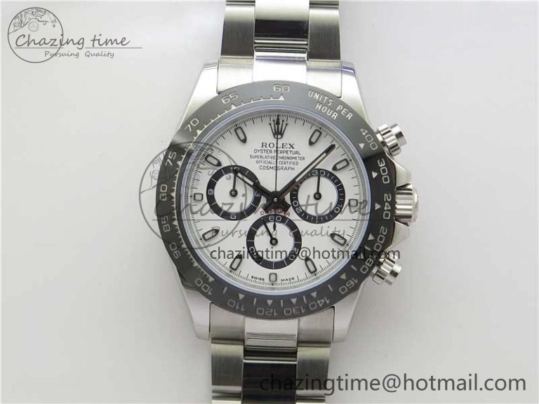 Upgraded Daytona 116500 VRF 1:1 Best Edition White Dial on SS Bracelet A 2663