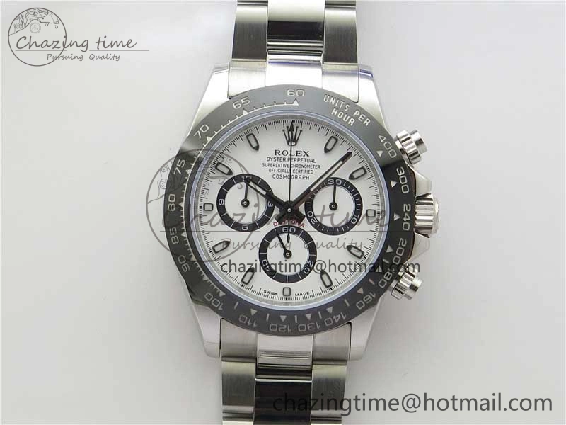 Upgraded Daytona 116500 VRF 1:1 Best Edition White Dial on SS Bracelet A 2663
