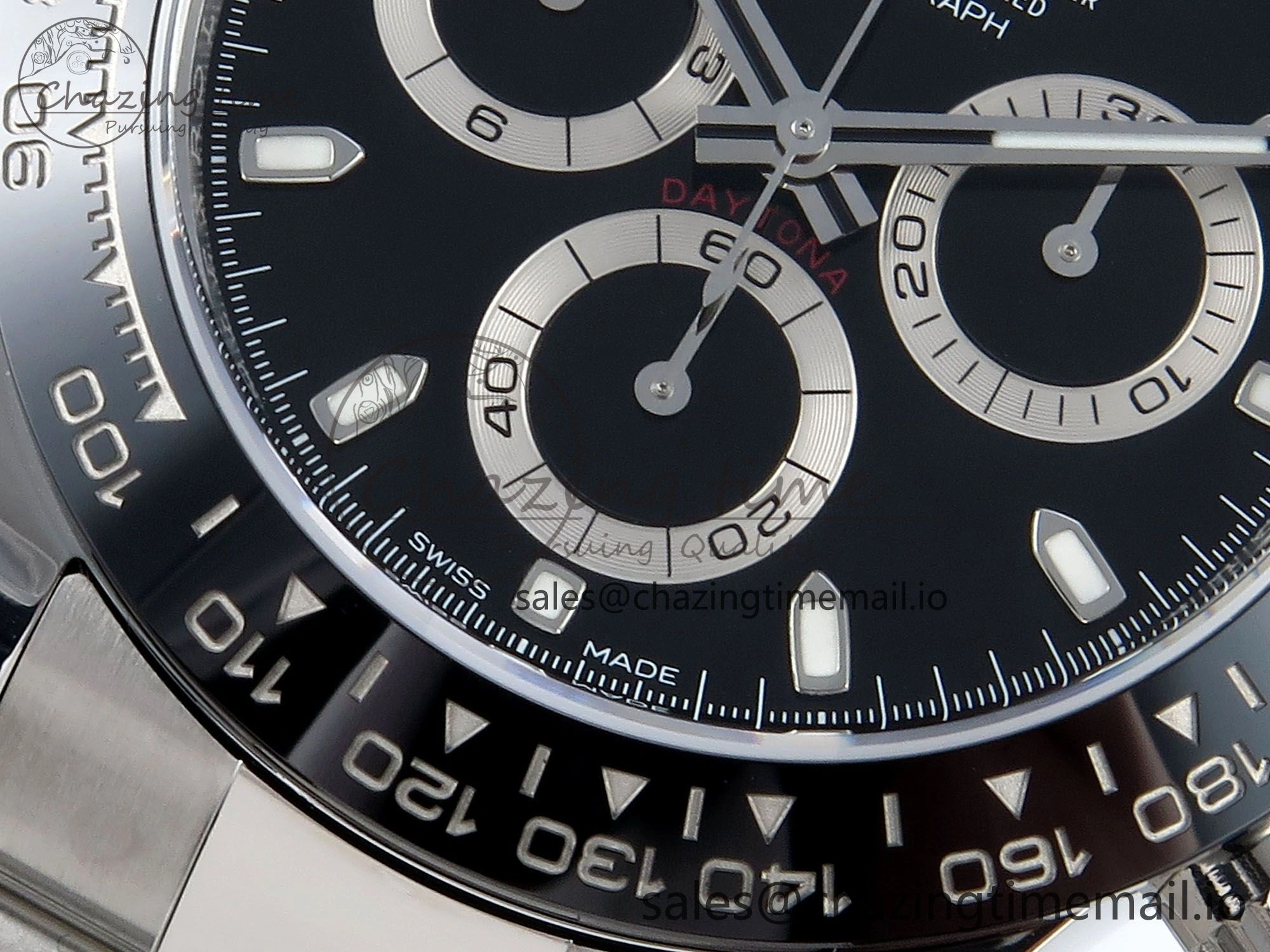 Daytona 116500 VSF 1:1 Best Edition Black Dial Steel 904L on SS Bracelet DD BestValue 748