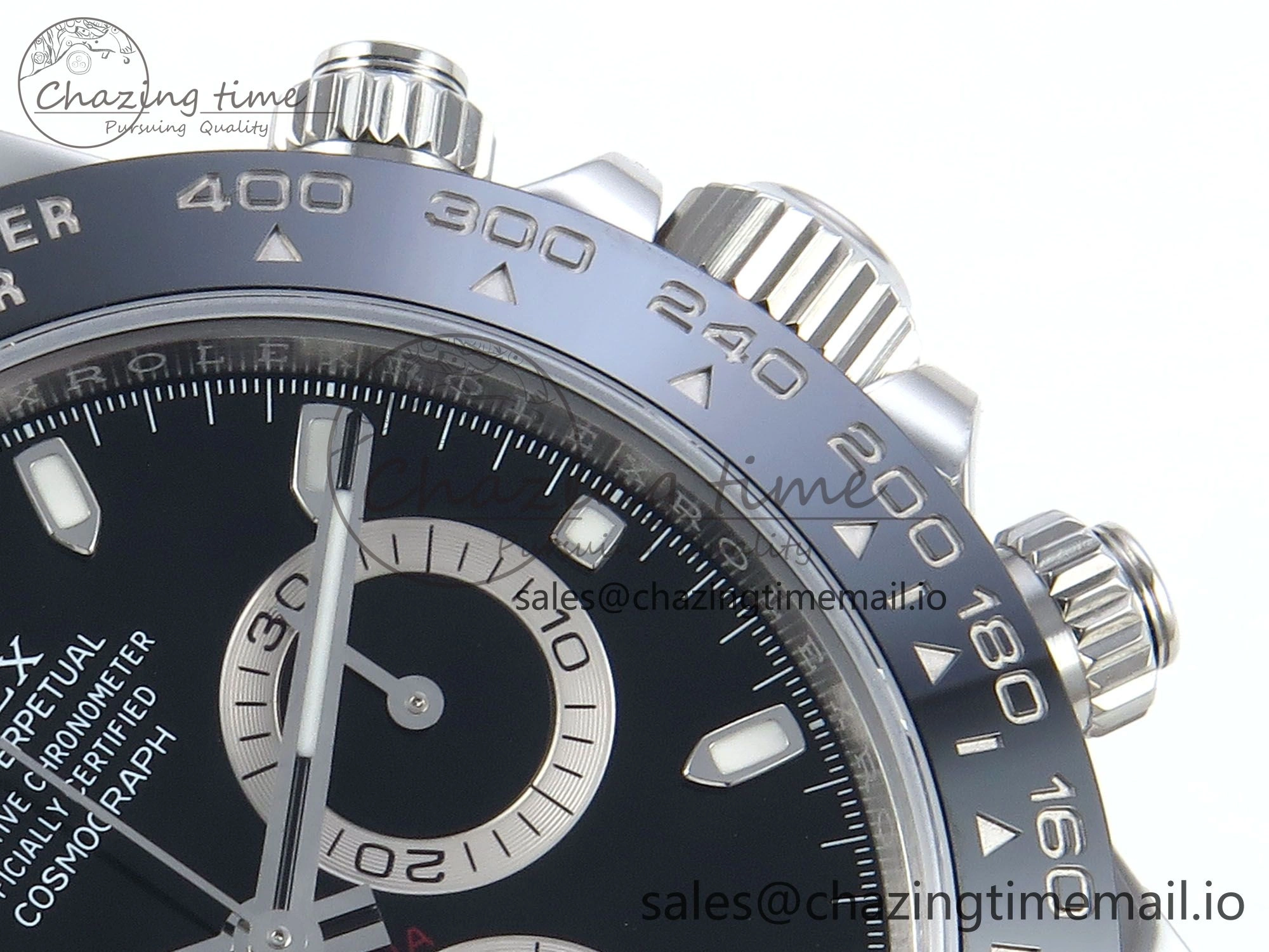 Daytona 116500 VSF 1:1 Best Edition Black Dial Steel 904L on SS Bracelet DD BestValue 748