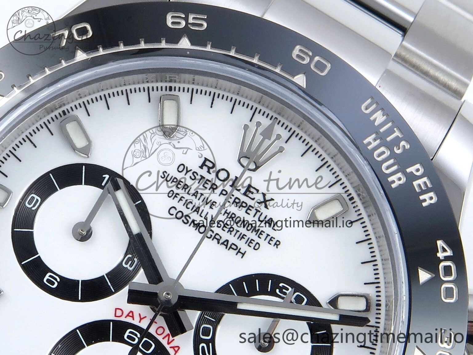 Unisex Daytona 116500 VSF 1:1 Best Edition White Dial Steel 904L on SS Bracelet DD 749