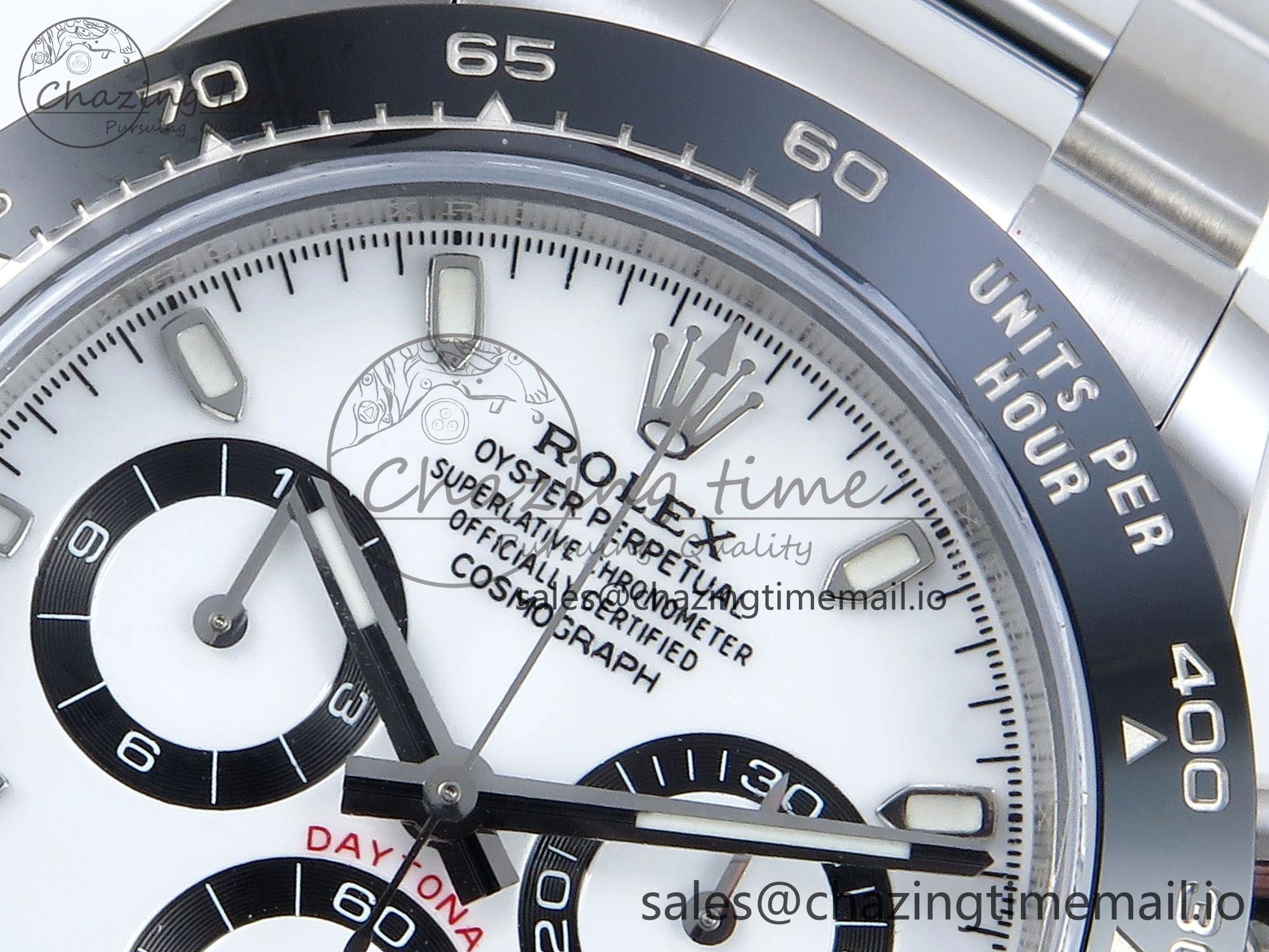 Unisex Daytona 116500 VSF 1:1 Best Edition White Dial Steel 904L on SS Bracelet DD 749