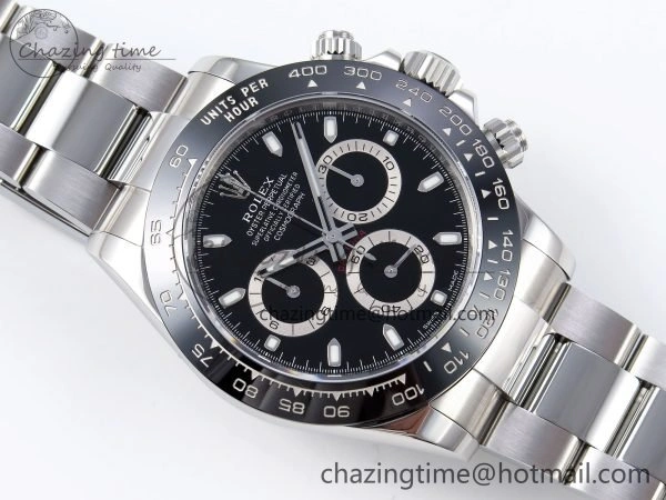 Daytona 116500 ZF 1:1 Best Edition 904L SS Case and Bracelet Black Dial SH Lightweight 1679