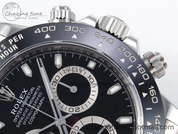 Daytona 116500 ZF 1:1 Best Edition 904L SS Case and Bracelet Black Dial SH Lightweight 1679