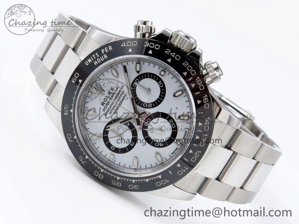 Daytona 116500 ZF 1:1 Best Edition 904L SS Case and Bracelet White Dial SH Affordable 1678