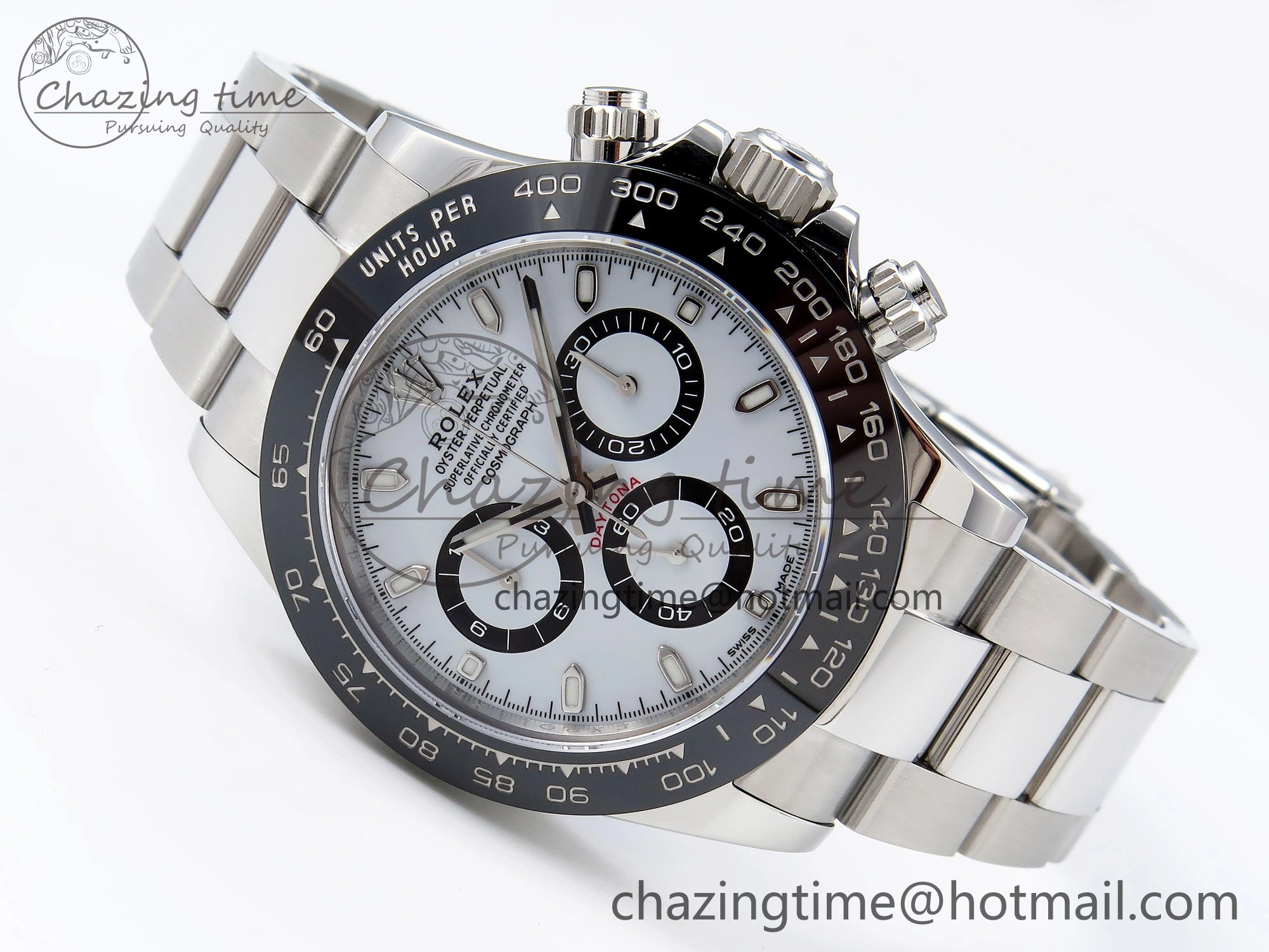 Daytona 116500 ZF 1:1 Best Edition 904L SS Case and Bracelet White Dial SH Affordable 1678